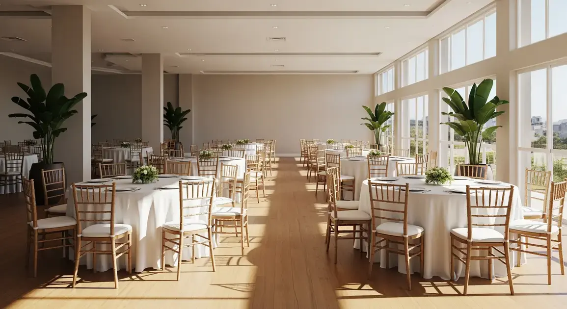 3 empresas de aluguel de mesas e cadeiras em Campinas